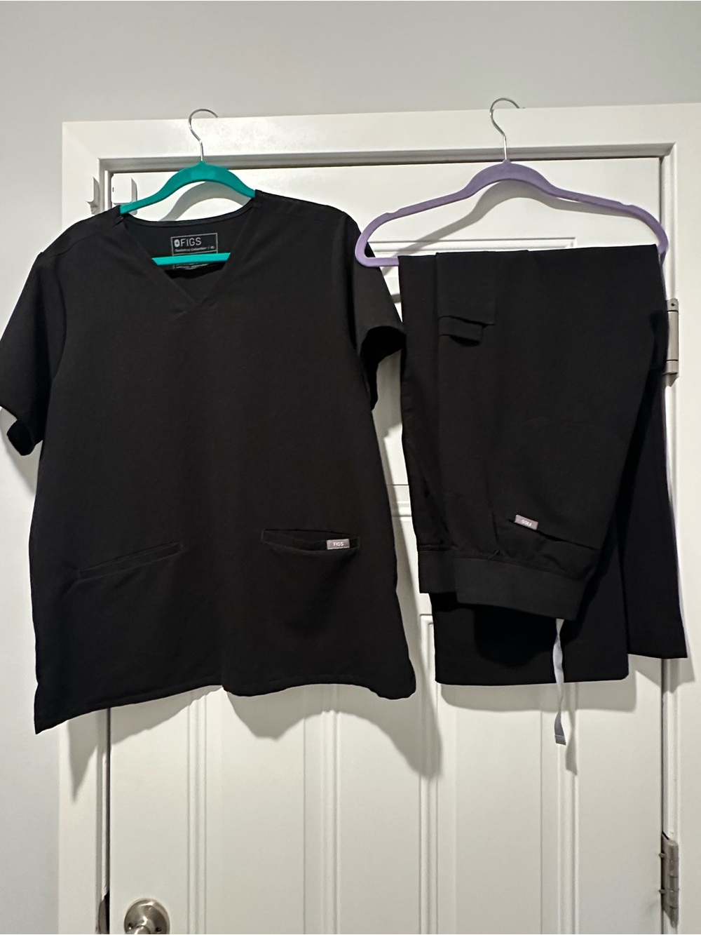 Figs scrub set black XL